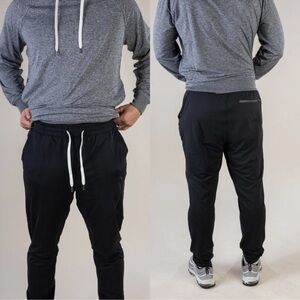 FEAT Mens Roam Performance Pants Joggers Black